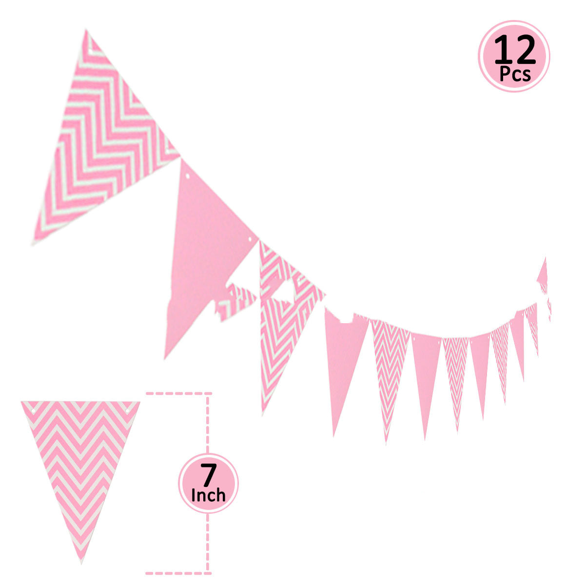 Pull Flag Banner Birthday Party Supplies