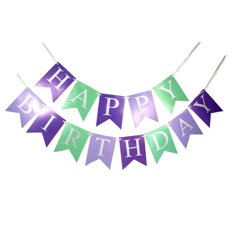 Mermaid Theme Birthday Decoration Supplies