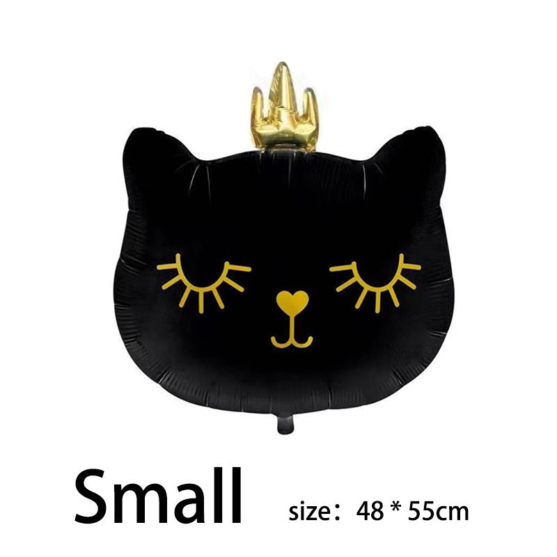 Crown Cat Aluminum Film Party Balloon