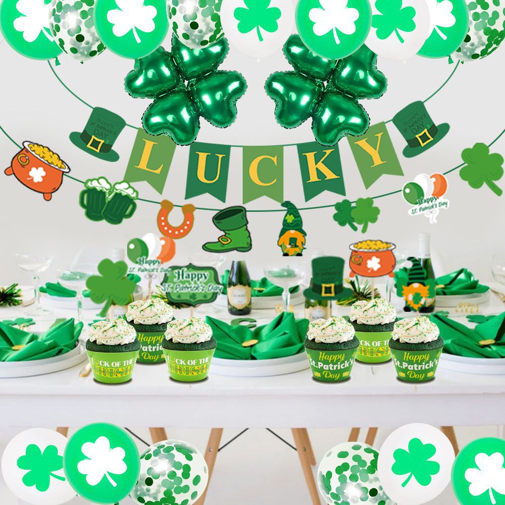 Patrick's Day Balloon Party Decoration Supplies