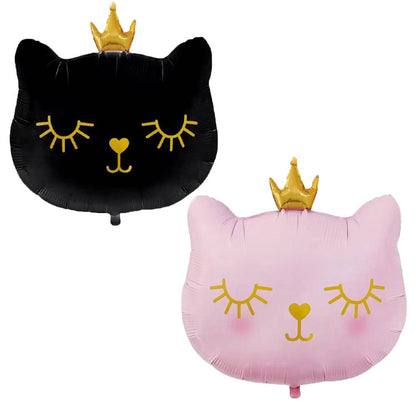 Crown Cat Aluminum Film Party Balloon