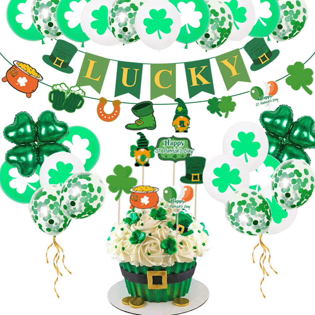 Patrick's Day Balloon Party Decoration Supplies