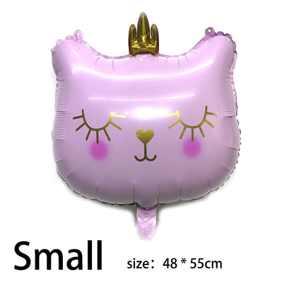 Crown Cat Aluminum Film Party Balloon